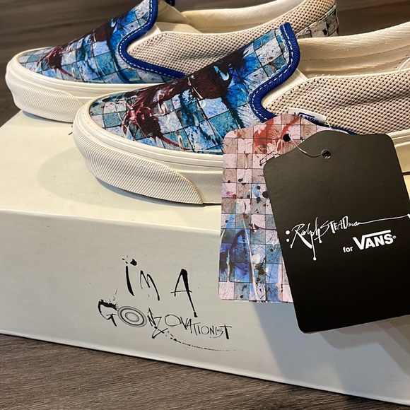 Ralph Steadman Slip On Vans Brand New - Picture 3 of 7